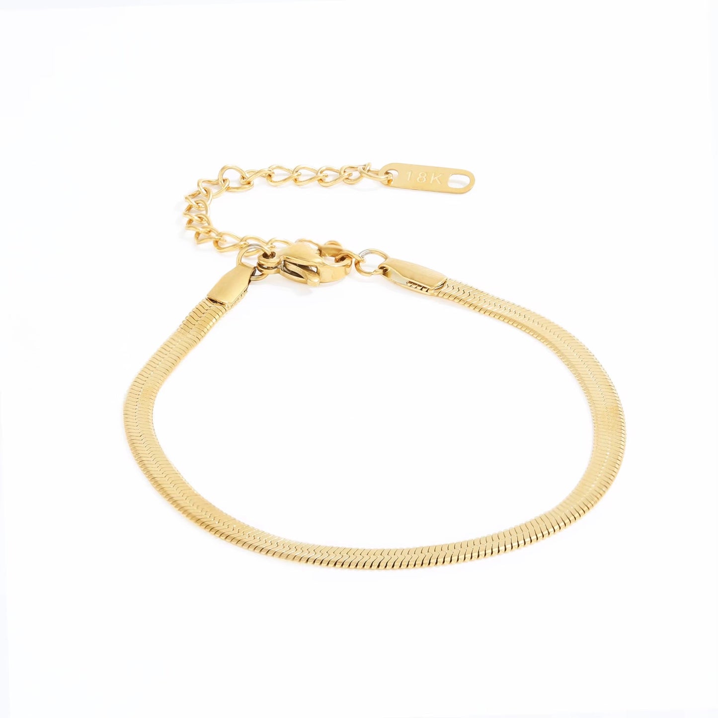 Snake Bracelet | 18K Gold Plated