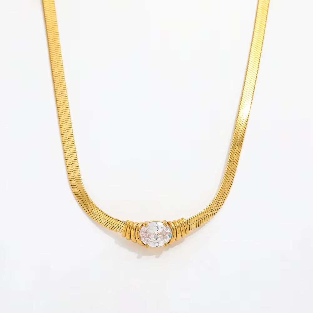 Vara Necklace | 18K Gold Plated