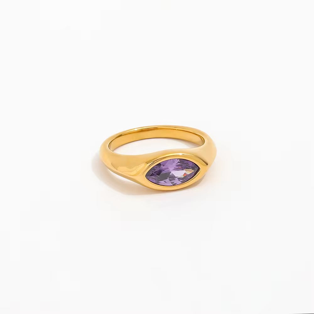 Mauve Ring | 18K Gold Plated