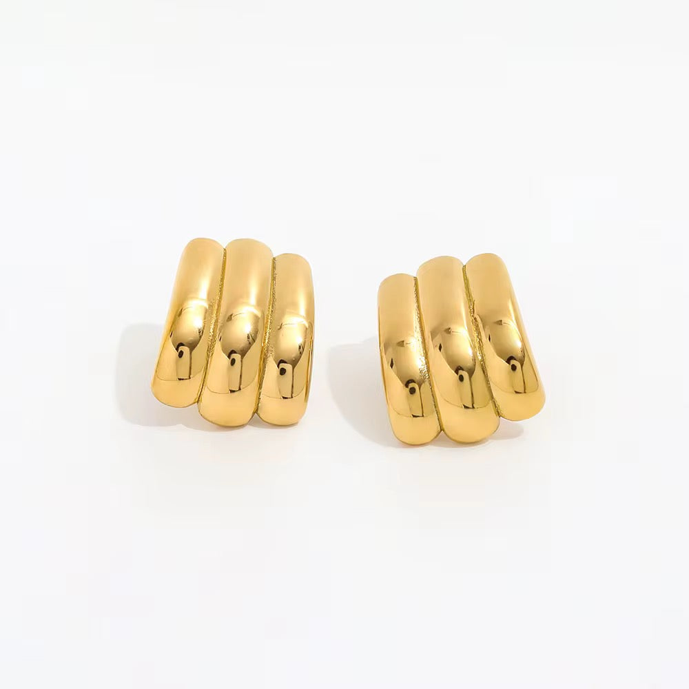 Solari Earrings | 18K Gold Plated