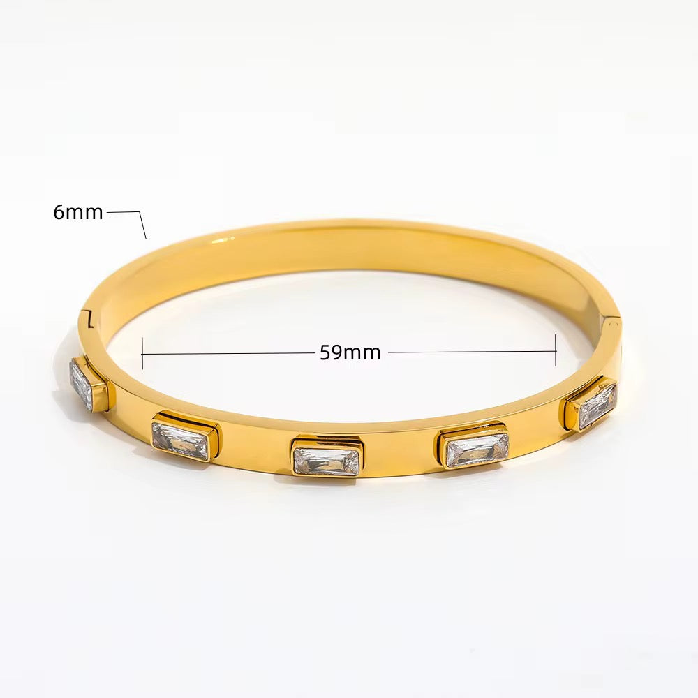 Haven Bangle | 18K Gold Plated