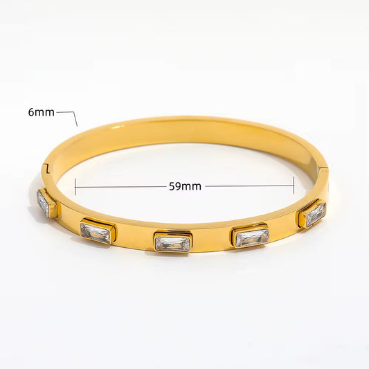 Haven Bangle | 18K Gold Plated
