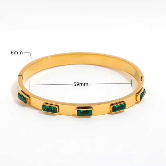 April Bangle | 18K Gold Plated