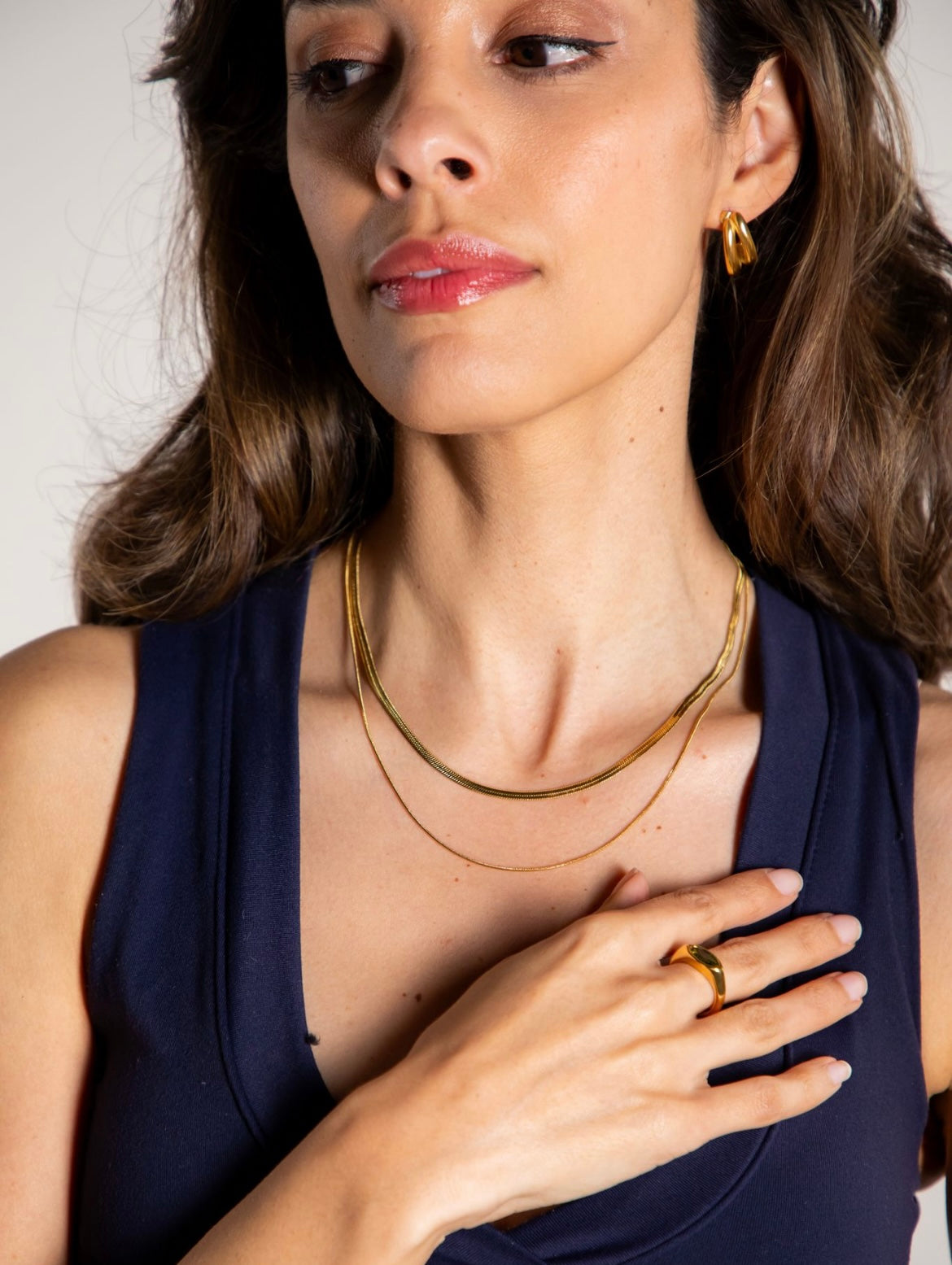 Double Snake Chain | 18K Gold Plated