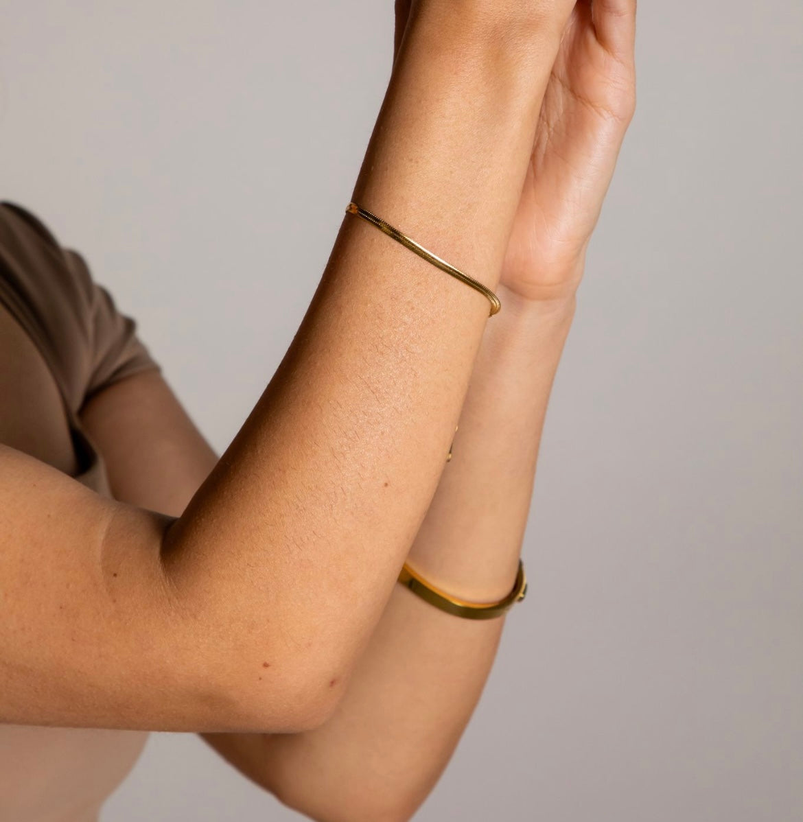 Snake Bracelet | 18K Gold Plated