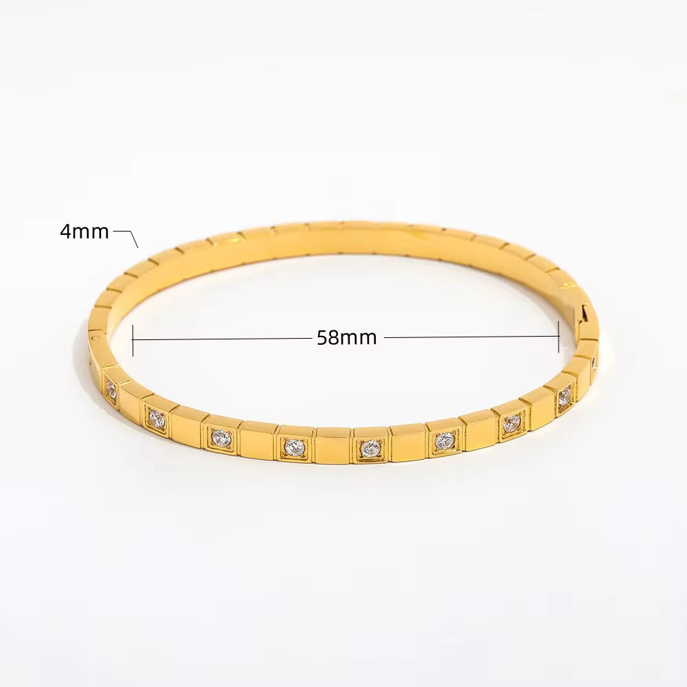 Eden Bangle | 18K Gold Plated